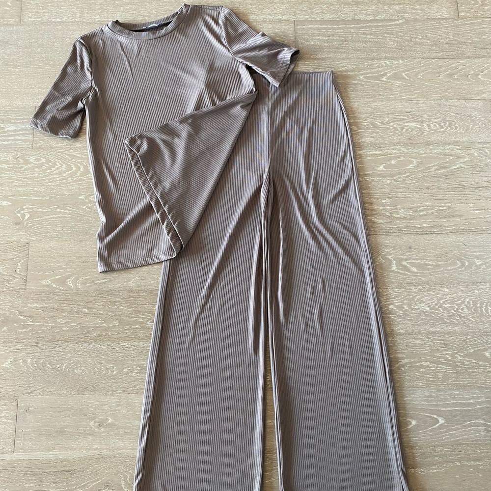 Zara Ribbed Matching Set